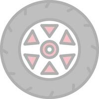 Wheels Vector Icon Design