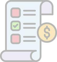 Invoice Vector Icon Design