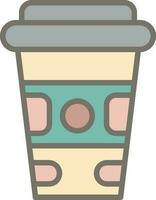 Paper cup Vector Icon Design