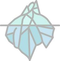 Iceberg Vector Icon Design