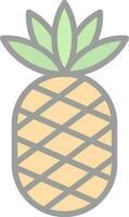 diseño de icono de vector de piña