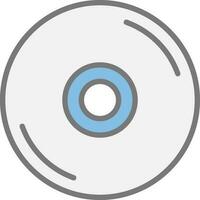 diseño de icono de vector de cd