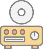 CD player Vector Icon Design