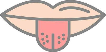 Tongue out Vector Icon Design