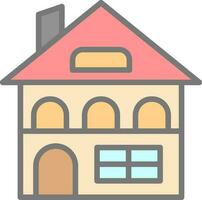 Chalet Vector Icon Design