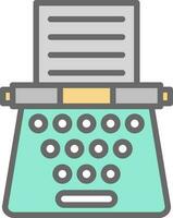 Typewriter Vector Icon Design