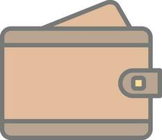 Wallet Vector Icon Design