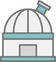 Observatory Vector Icon Design