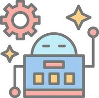 Robot Vector Icon Design