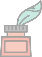 Inkwell Vector Icon Design