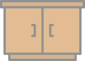 Cabinet Vector Icon Design