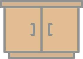 Cabinet Vector Icon Design