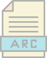 Arc Vector Icon Design