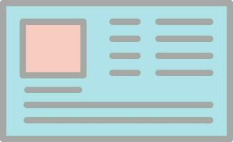 Id card Vector Icon Design