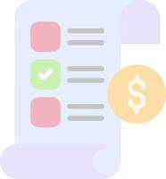 Invoice Vector Icon Design