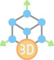 3d modeling Vector Icon Design