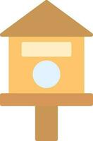 Bird house Vector Icon Design