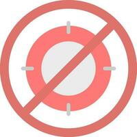 No hunt Vector Icon Design