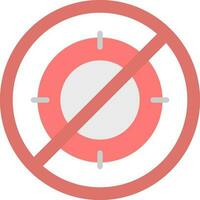 No hunt Vector Icon Design