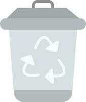 diseño de icono de vector de papelera de reciclaje