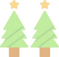 diseño de icono de vector de árbol de navidad