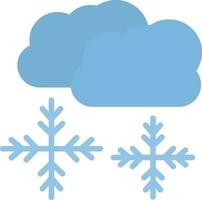 Snowing Vector Icon Design