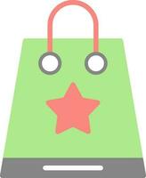 diseño de icono de vector de bolsa de compras