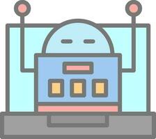 Robot Vector Icon Design