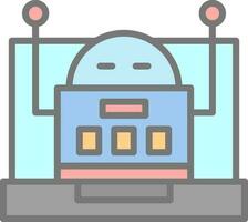 Robot Vector Icon Design