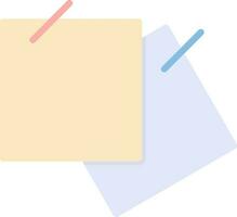 Sticky notes Vector Icon Design