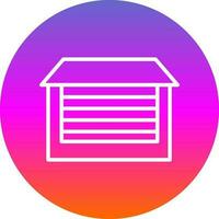 Garage Vector Icon Design