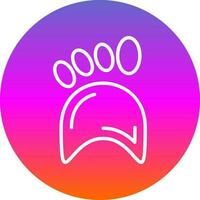 Paw Vector Icon Design