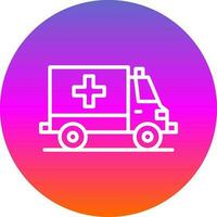 Ambulance Vector Icon Design