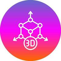 3d modeling Vector Icon Design