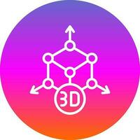 3d modeling Vector Icon Design