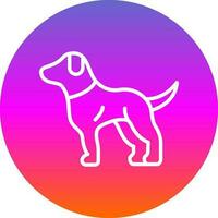 diseño de icono de vector de perro