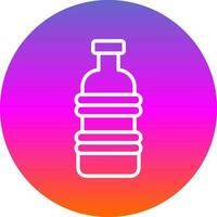 Plastic bottle Vector Icon Design