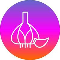 Garlic Vector Icon Design