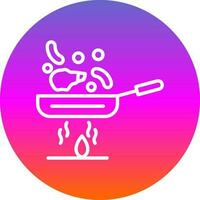 Stir fry Vector Icon Design