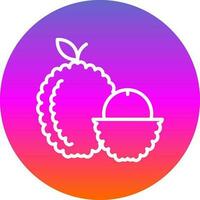 Lychee Vector Icon Design