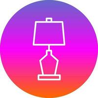 Lamp Vector Icon Design