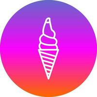 diseño de icono de vector de helado