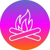 Bonfire Vector Icon Design