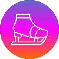 Ice skate Vector Icon Design