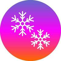 diseño de icono de vector de nieve