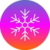 Snowflake Vector Icon Design