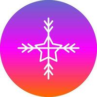 diseño de icono de vector de nieve