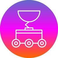 Moon rover Vector Icon Design