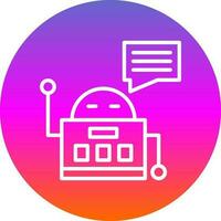 Chatbot Vector Icon Design