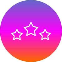 diseño de icono de vector de estrellas